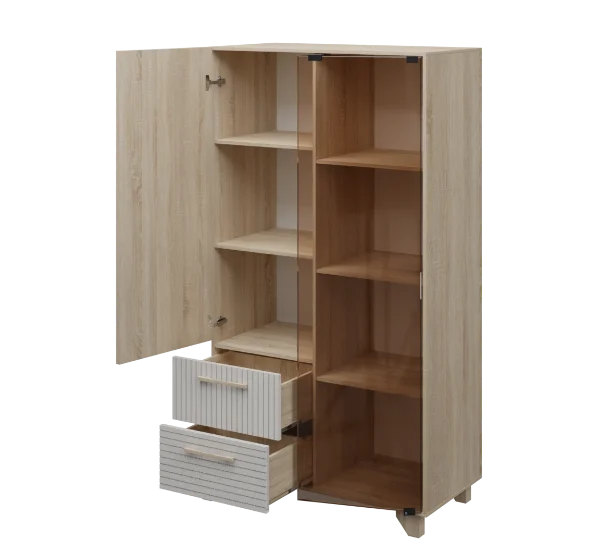 Модульная гостиная Копенгаген дуб сонома/белый матовый