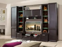 Модульная гостиная Корвет Люкс венге