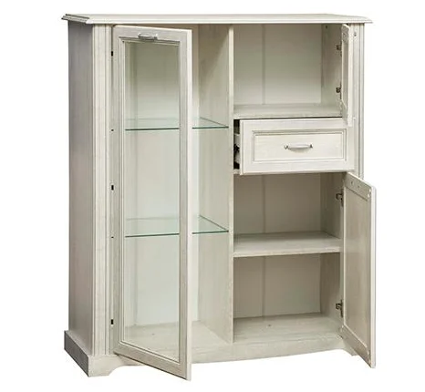 Шкаф комбинированный Сохо 32.09 бетон пайн белый Шкаф комбинированный Сохо 32.09 бетон пайн белый