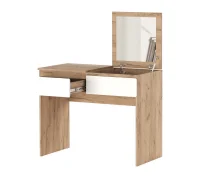 Стол косметический Гретта дуб крафт золотой/белый Стол косметический Гретта дуб крафт золотой/белый
