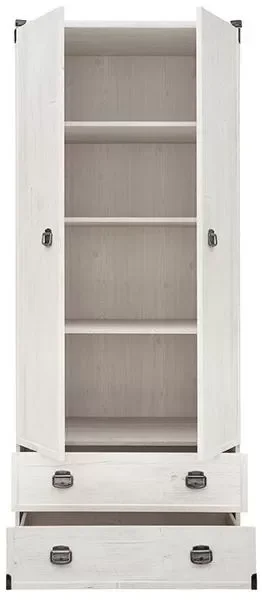 Шкаф с полками Индиана JSZF2D2S сосна каньон