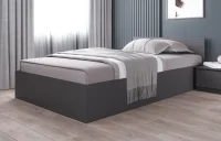 Кровать односпальная Мори КРМ 900.1 графит Кровать односпальная Мори КРМ 900.1 графит