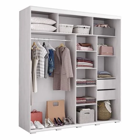 Шкаф-купе Крафт-7 ясень белый