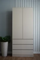 Шкаф с ящиками Мори МШ 900.2 сатин