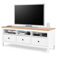 Тумба под телевизор Кымор 148 белый/светло-коричневый Тумба под телевизор Кымор 148 белый/светло-коричневый