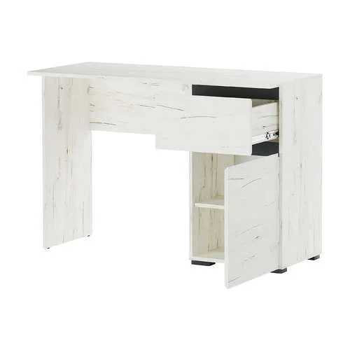 Стол письменный Гретта 1С1Я дуб крафт белый/антрацит