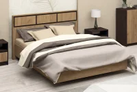 Кровать Флоренция венге/дуб крафт золотой Кровать Флоренция венге/дуб крафт золотой