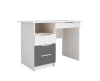 Стол письменный Лавис СТД 1070.1 белый/графит софт