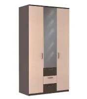 Шкаф 3-х створчатый Александра-4 венге/дуб млечный