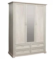 Шкаф для одежды Сохо 32.02 бетон пайн белый