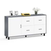 Комод 125-1704 графит/белый Комод 125-1704 графит/белый