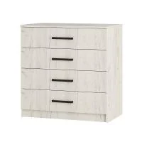 Комод Фиеста 850 дуб крафт белый