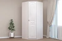 Шкаф угловой Кэт-6 бодега белая/сандал белый