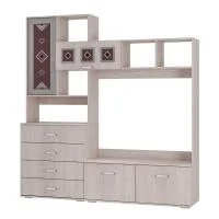 Центральная секция Белла ясень белый