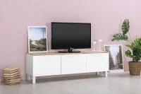 Тумба под ТВ 13.267.01 белый шагрень/дуб сонома