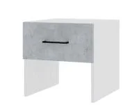 Тумба Victor (Виктор) белый/бетон Тумба Victor (Виктор) белый/бетон