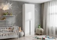 Шкаф 2-х створчатый Лион ШК-01 с антресолью АН-01 белый