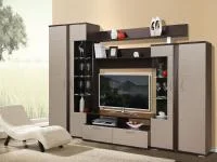 Стенка Хилтон-1 венге/риолит софт