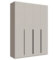 Шкаф 4-х дверный Пальма 1600 сатин