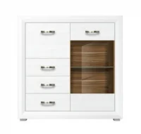 Тумба Мальта KOM1W1K3S лиственница сибирская/орех лион Тумба Мальта KOM1W1K3S лиственница сибирская/орех лион