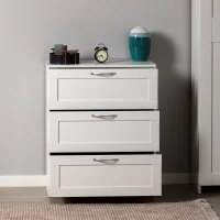 Комод Сириус 3 ящика белый Комод Сириус 3 ящика белый