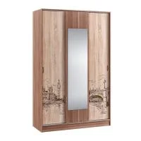 Шкаф-купе Орион ясень шимо/дуб сонома