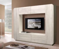 Стенка Лаванда-2 бетон пайн белый