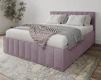 Кровать Лана 140х200 с подъемным механизмом, велюр пудра Кровать Лана 140х200 с подъемным механизмом, велюр пудра