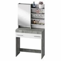 Косметический стол Инстайл СТ-01 бетон/белый Косметический стол Инстайл СТ-01 бетон/белый