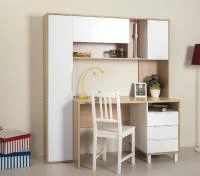 Стол компьютерный Комфорт 12.95 дуб сонома/белый