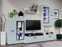 Гостиная Нэнси New вариант 3 Браш Деним Блю