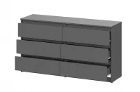 Комод с ящиками Денвер (1,38 м) графит серый Комод с ящиками Денвер (1,38 м) графит серый