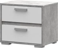 Тумба прикроватная Денвер ТБ-01 ателье светлый/белый Тумба прикроватная Денвер ТБ-01 ателье светлый/белый
