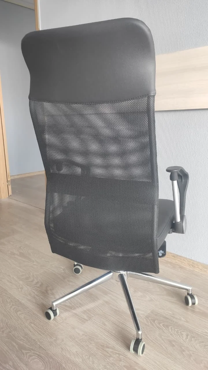 Кресло МС-040 Директ Лайт В хром черный Кресло МС-040 Директ Лайт В хром черный