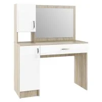 Стол макияжный Софи СМС 1100.1 дуб сонома/белый глянец Стол макияжный Софи СМС 1100.1 дуб сонома/белый глянец