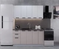 Кухня Фортуна 1.6 белый/бежевый