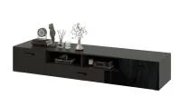 Тумба ТВ Николь черный глянец