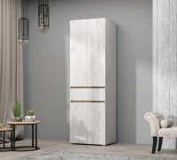 Шкаф 700 Лиана дуб крафт белый/дуб крафт золотой