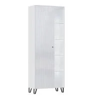 Шкаф Оливия белый/белый глянец Шкаф Оливия белый/белый глянец