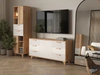 Комод Ньерд 1500 дуб вотан/белый софт Комод Ньерд 1500 дуб вотан/белый софт