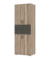 Шкаф Соло-5 (Нельсон ШК-05) дуб каньон/железный камень