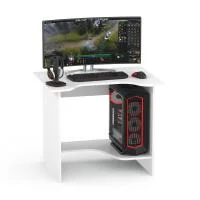 Стол компьютерный Кст-03 белый