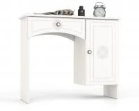 Туалетный столик Онега дуб беленый/белый вельвет Туалетный столик Онега дуб беленый/белый вельвет