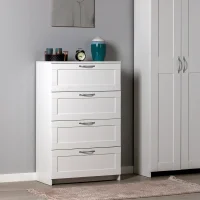 Комод Сириус 4 ящика белый Комод Сириус 4 ящика белый