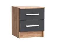 Тумбы прикроватные Мартина дуб крафт/графит Тумбы прикроватные Мартина дуб крафт/графит