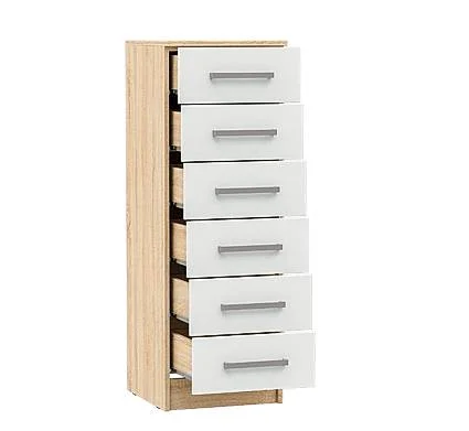 Комод Мартина 400 дуб сонома/белый Комод Мартина 400 дуб сонома/белый