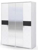 Шкаф Сальма ШК 024 анкор/белый глянец