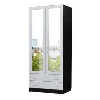 Шкаф 2-дверный Атлантида с ящиками и зеркалами