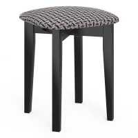 Табурет Мерлин-2 венге, ткань рогожка корфу