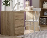 Стол письменный Кастор 3 ящика 116х65 дуб сонома